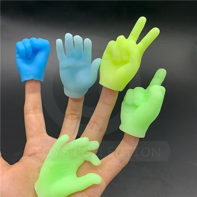 ノベルティジェスチャースクイーズフィンガーパペット